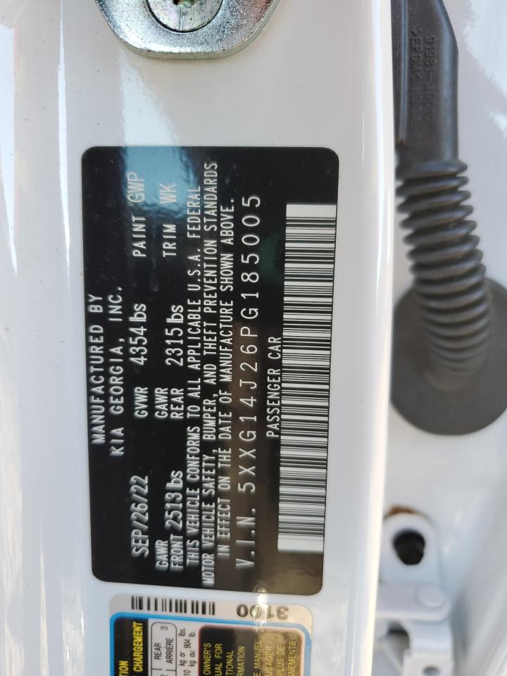 2023 Kia K5 Lxs VIN: 5XXG14J26PG185005 Lot: 91179815