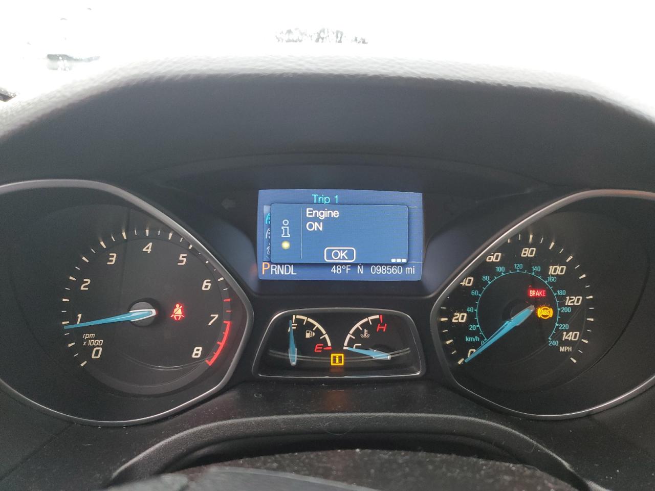 2014 Ford Focus Se VIN: 1FADP3F25EL112537 Lot: 93726825