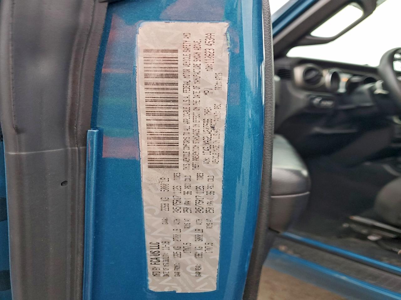 2020 Jeep Wrangler Sport VIN: 1C4GJXAG2LW207586 Lot: 94333925