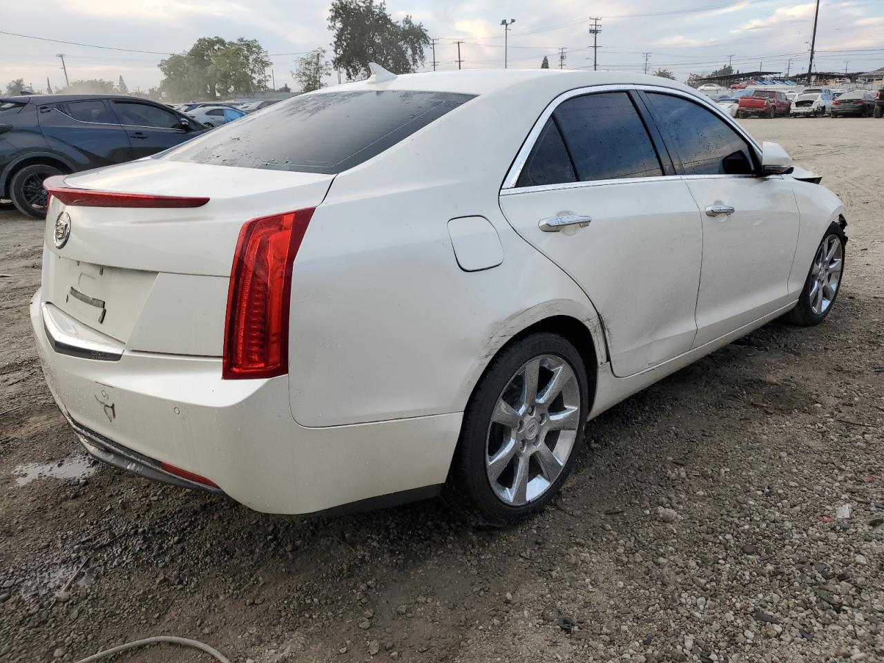 2014 Cadillac Ats Luxury cream null gas 1G6AB5RA0E0174166 photo #4