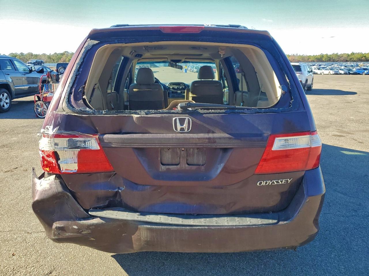 2007 Honda Odyssey Exl VIN: 5FNRL38667B449347 Lot: 91279375