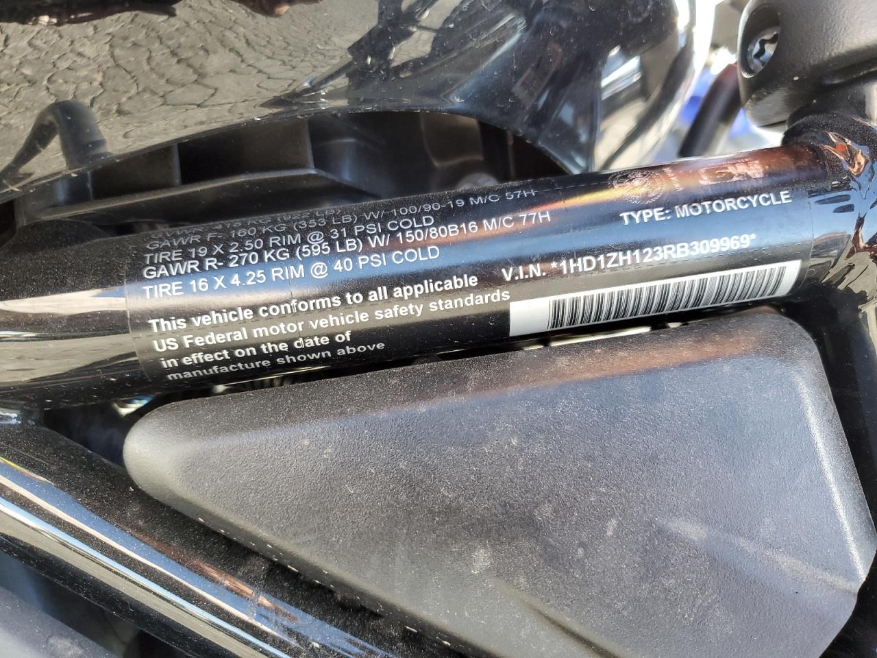 2024 Harley-Davidson Rh975 VIN: 1HD1ZH123RB309969 Lot: 91487855