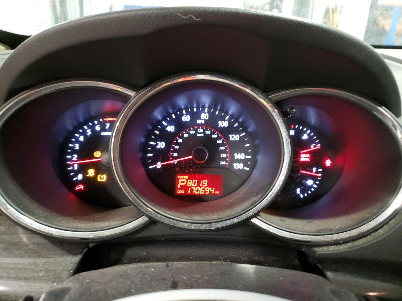 2013 Kia Sorento Lx VIN: 5XYKT4A20DG389892 Lot: 91055255