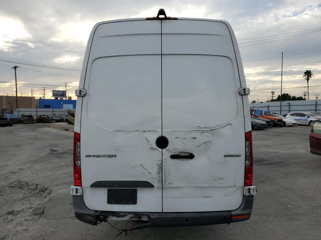 2022 Mercedes Benz Sprinter Delivery Van VIN: W1Y4EDHY8NT115242 Lot: 92858085