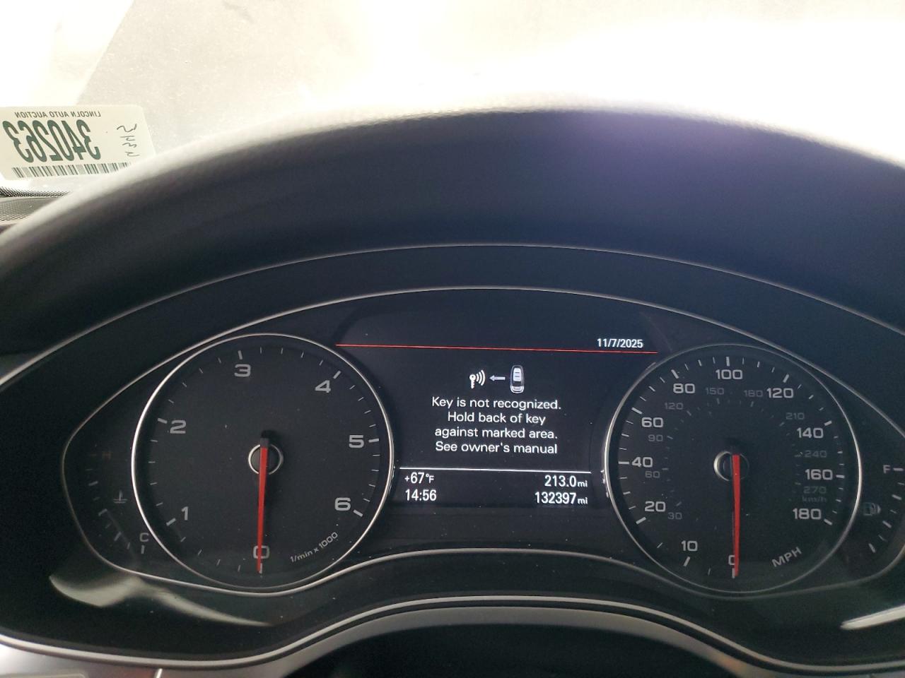 2014 Audi A6 Prestige VIN: WAUHMAFC5EN003854 Lot: 91882495