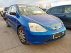 2002 HONDA CIVIC 1.4I VISION 5DR for sale at Copart SANDY