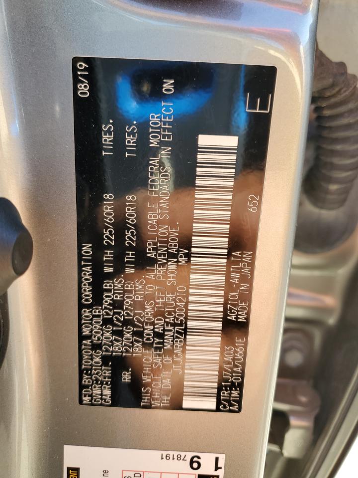 2020 Lexus Nx 300 VIN: JTJGARBZ7L5004210 Lot: 92260955