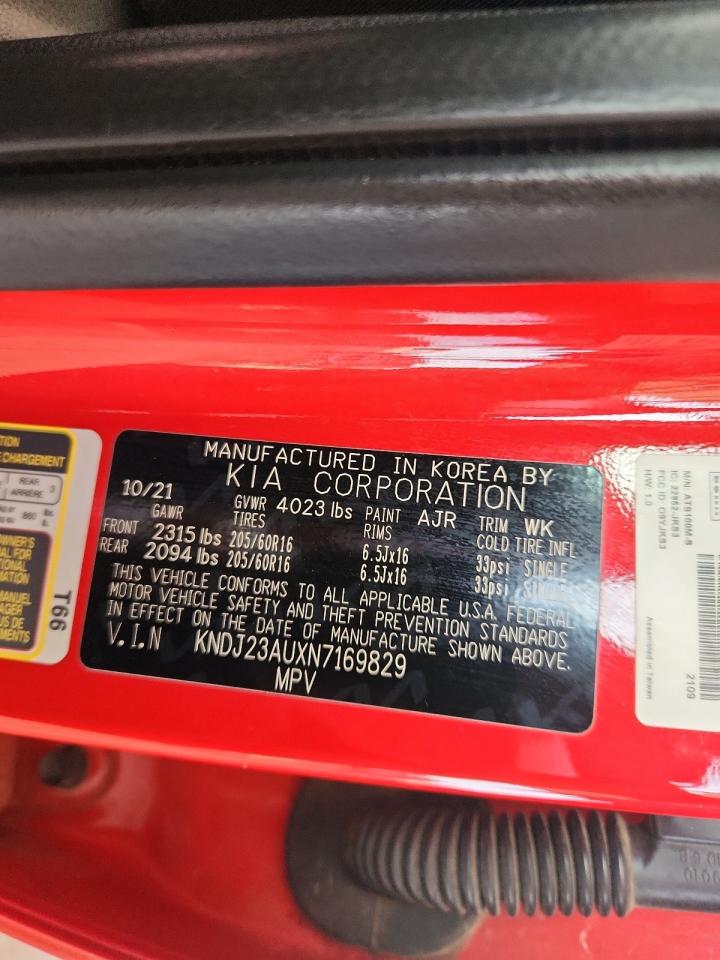 2022 Kia Soul Lx VIN: KNDJ23AUXN7169829 Lot: 93297395