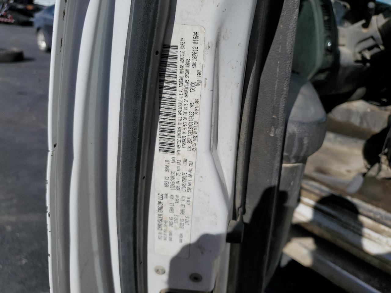 2010 Dodge Ram 2500 VIN: 3D7LT2EL6AG116423 Lot: 90110355