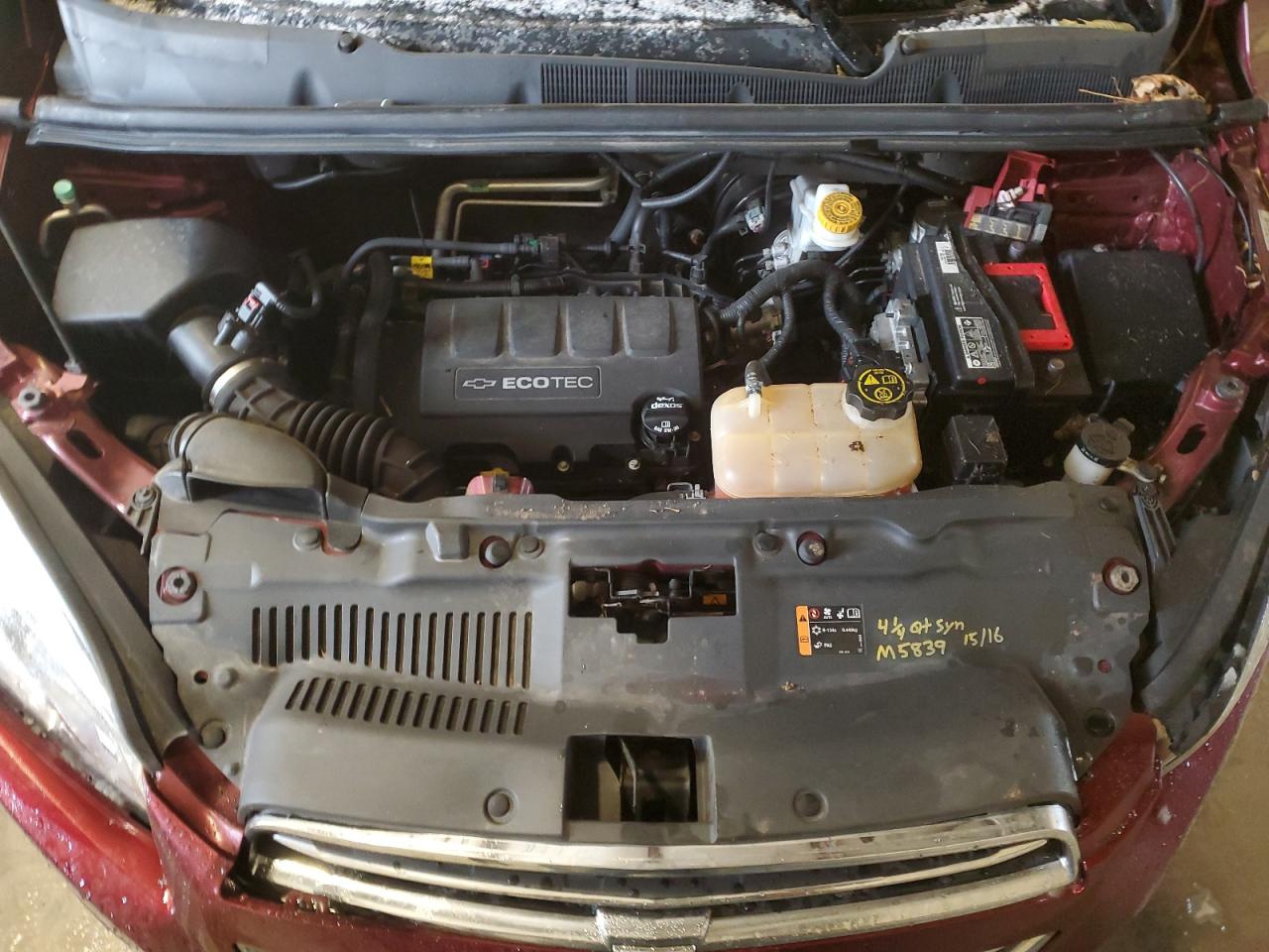 2016 Chevrolet Trax Ls VIN: 3GNCJNSB9GL267843 Lot: 92712425