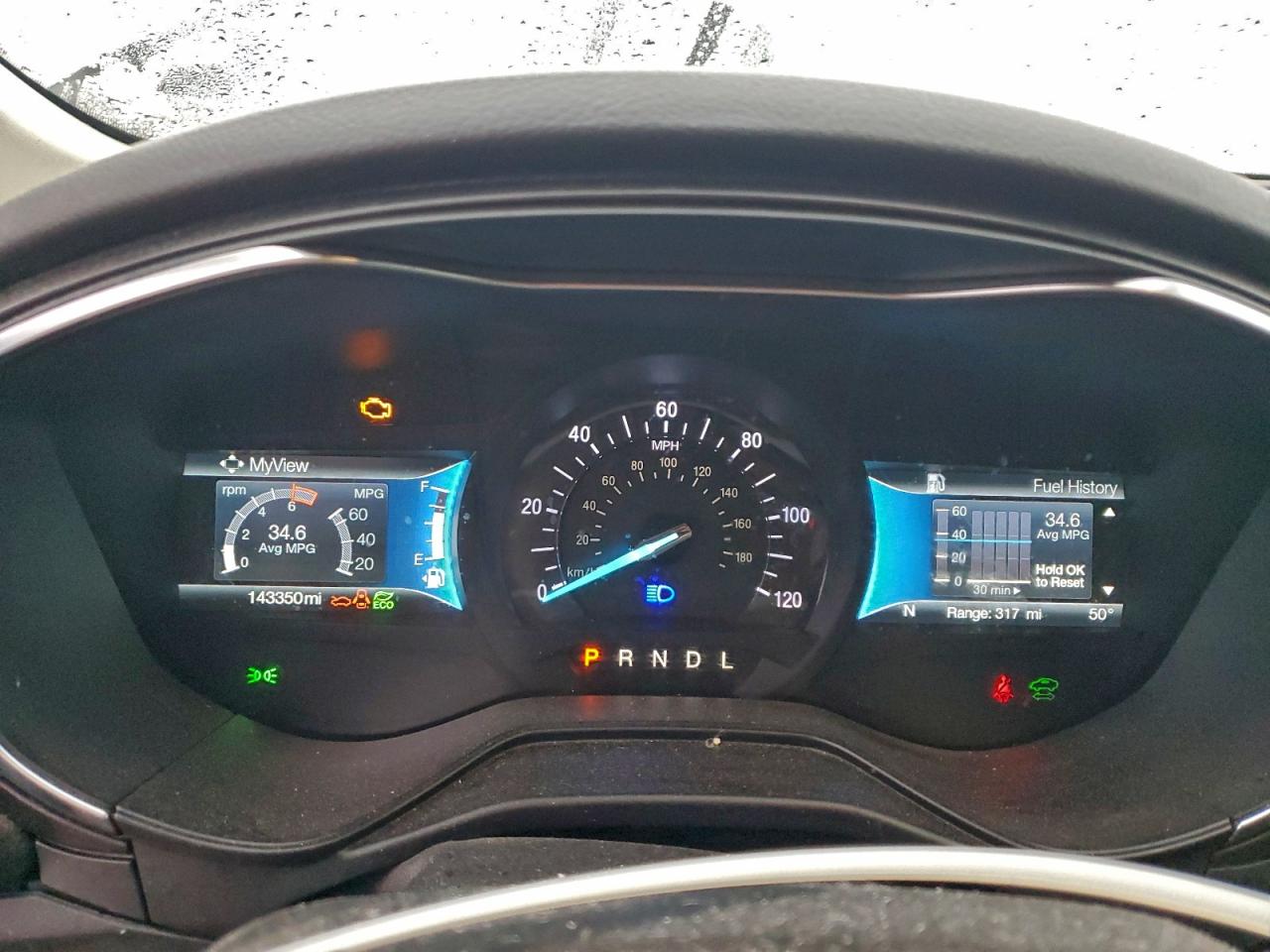 2020 Ford Fusion Titanium VIN: 3FA6P0RU4LR100236 Lot: 93502405