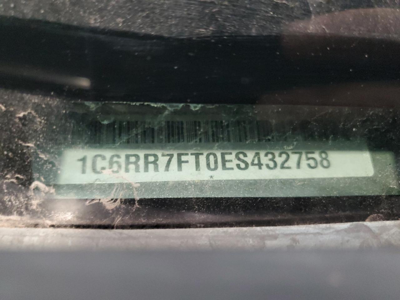 2014 Ram 1500 St VIN: 1C6RR7FT0ES432758 Lot: 91500395