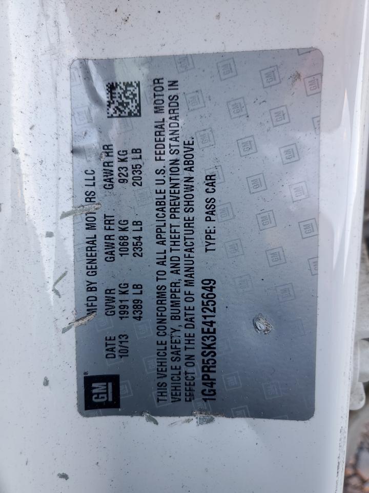 2014 Buick Verano Convenience VIN: 1G4PR5SK3E4125649 Lot: 91447865