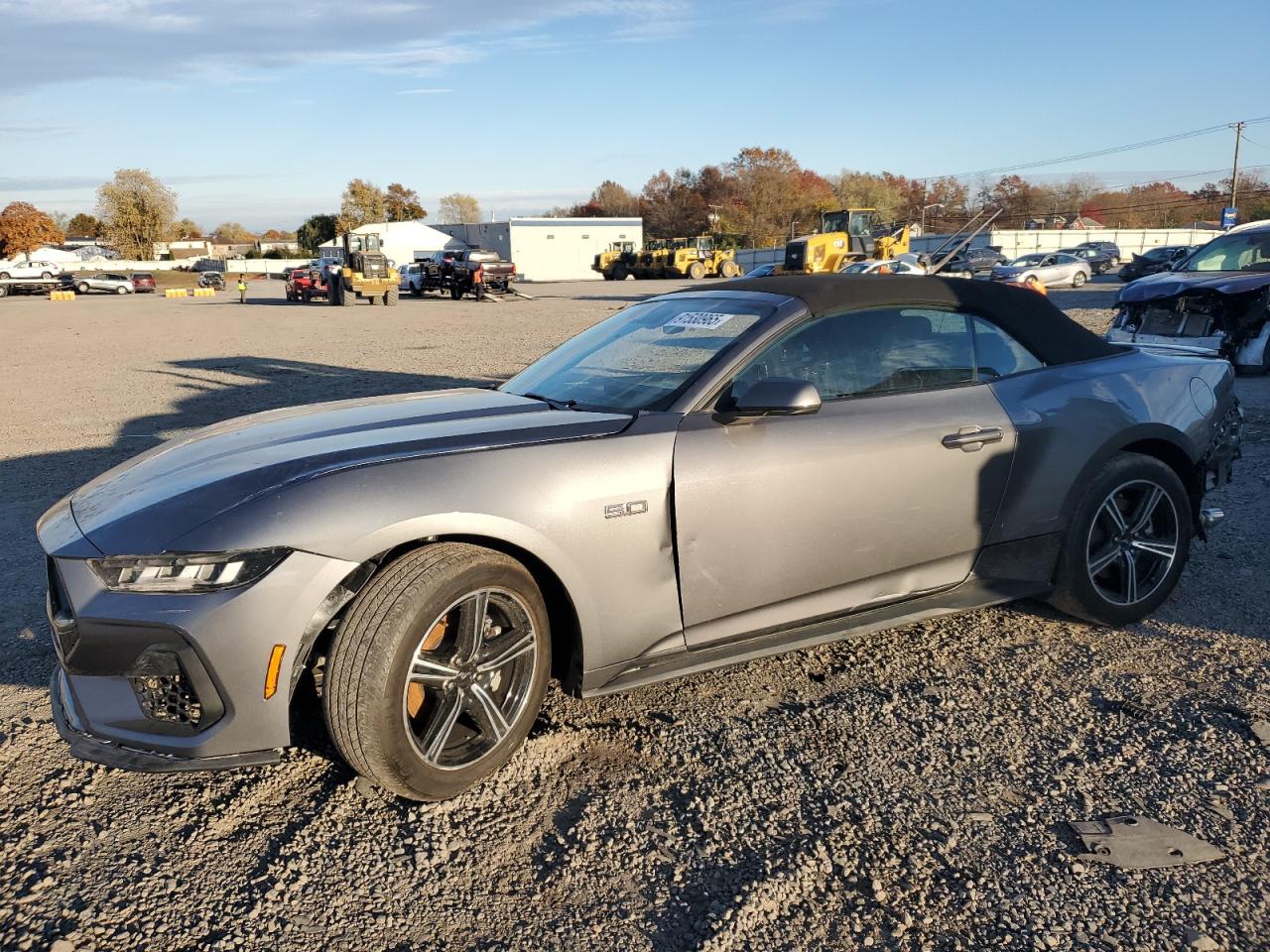 2024 Ford Mustang grey  gas 1FAGP8UH1R5136541 photo #1