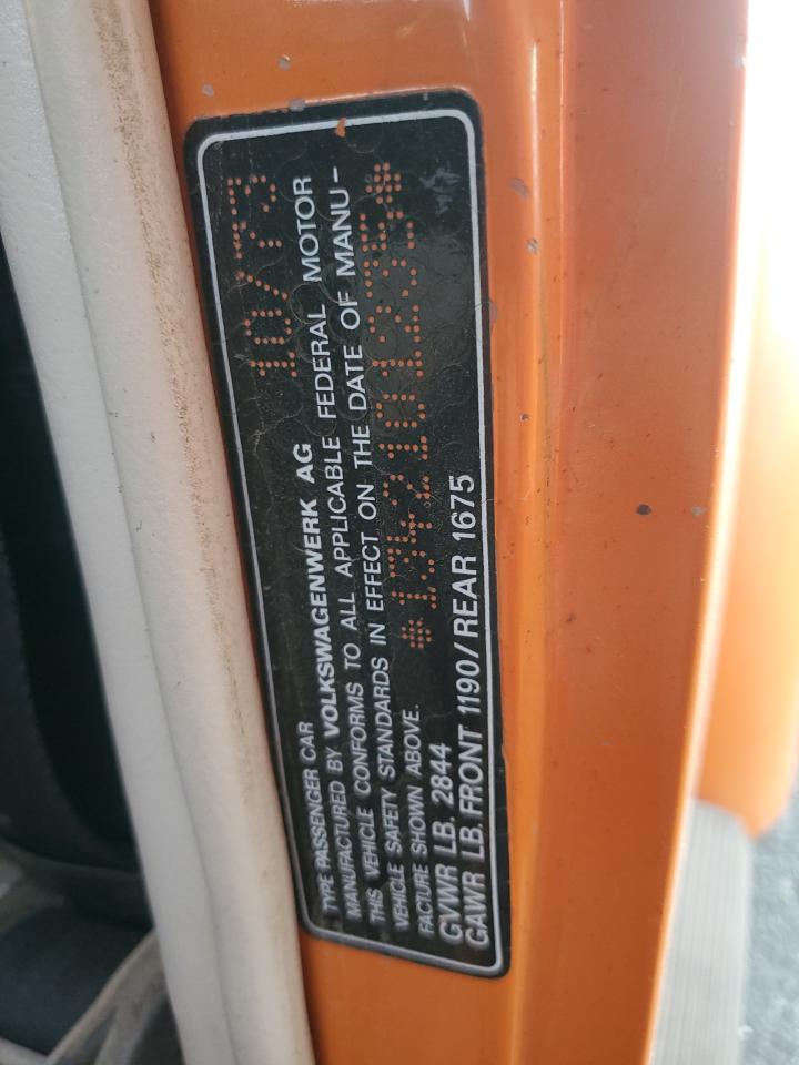 1974 Volkswagen Beetle VIN: 1342101235 Lot: 91242095