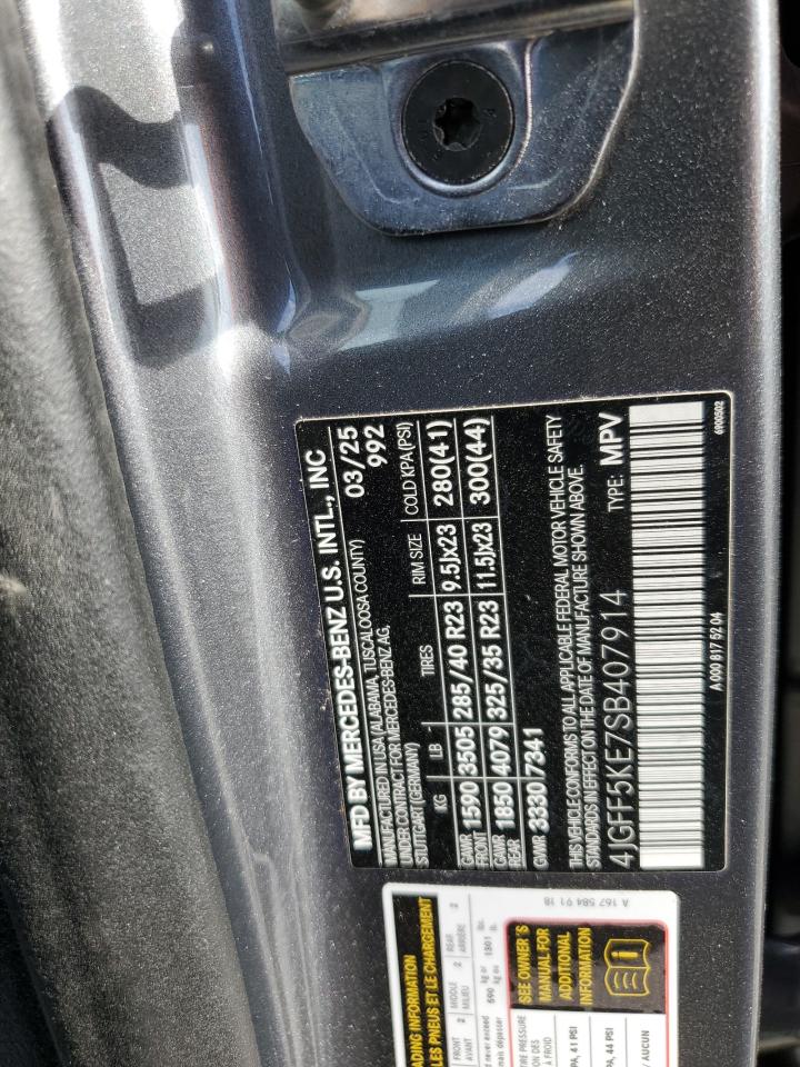 2025 Mercedes-Benz Gls 450 4Matic VIN: 4JGFF5KE7SB407914 Lot: 91303375