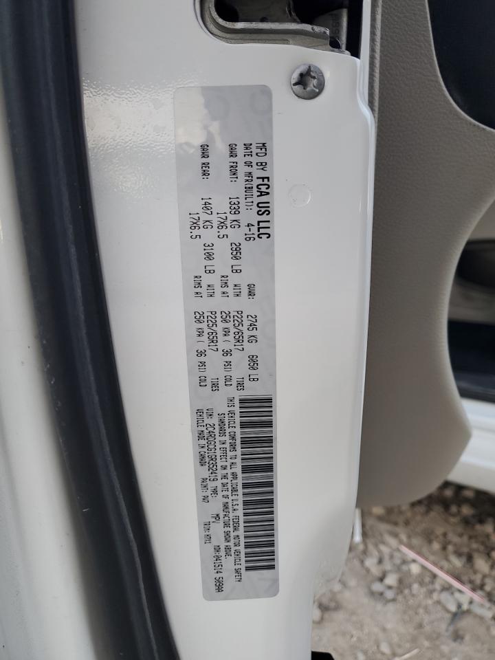 2016 Dodge Grand Caravan Sxt VIN: 2C4RDGCG1GR352419 Lot: 93859085