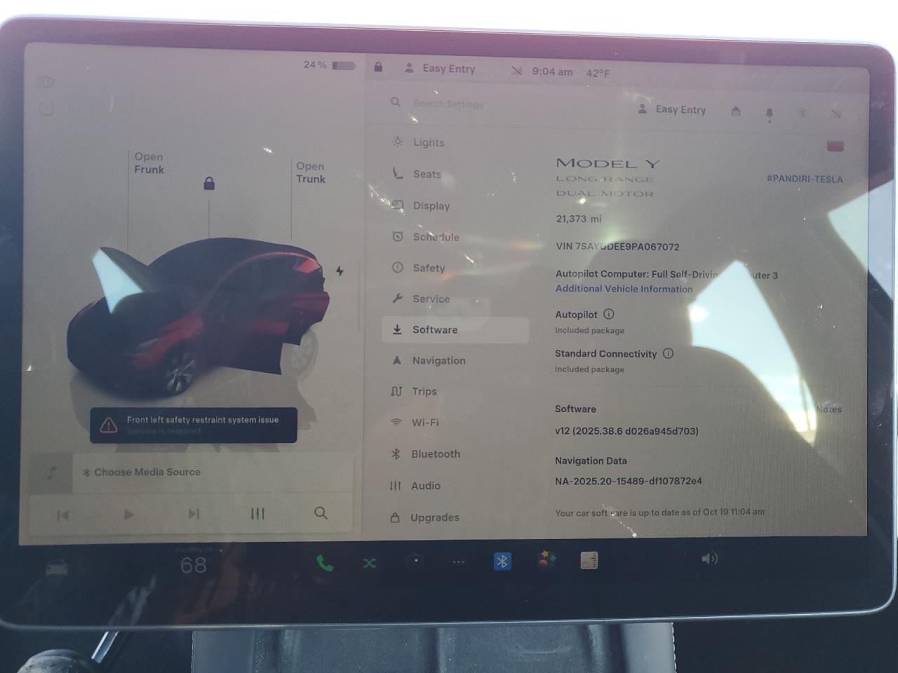 2023 Tesla Model Y VIN: 7SAYGDEE9PA067072 Lot: 91498165