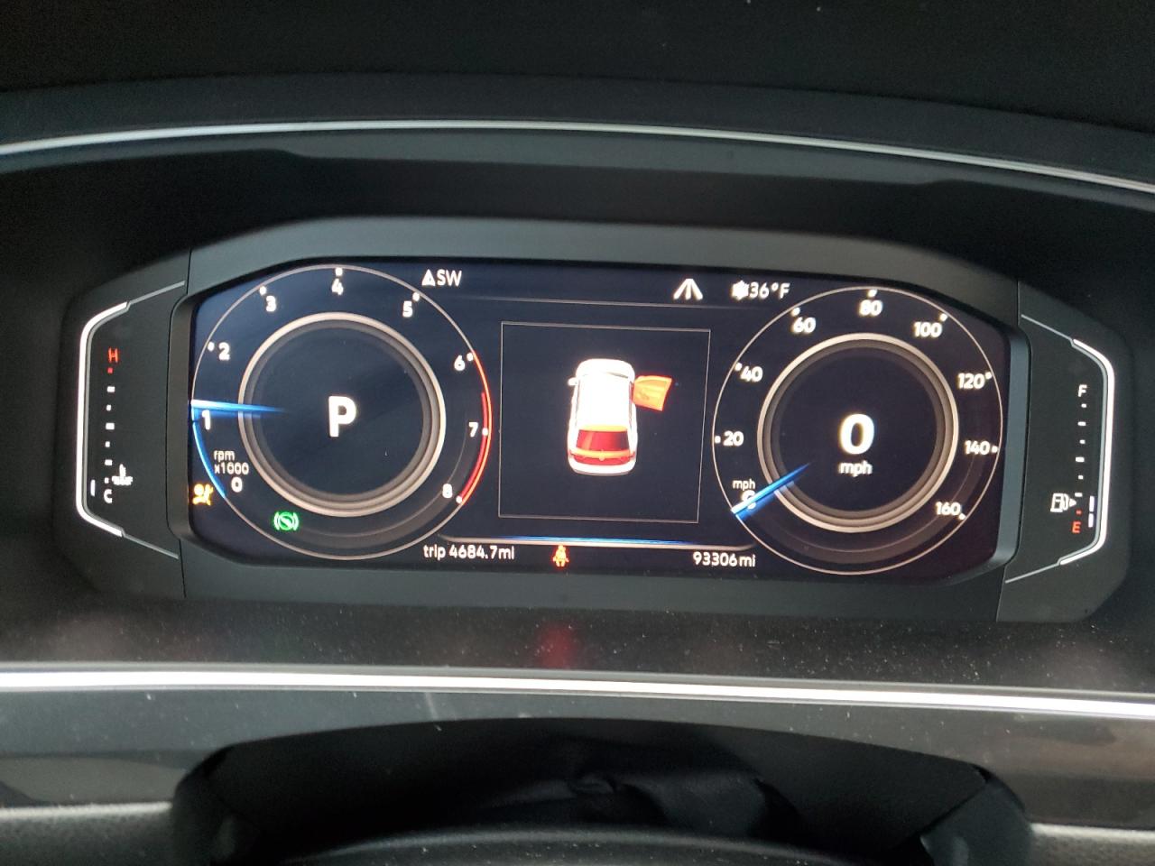 2019 Volkswagen Tiguan Se VIN: 3VV2B7AX5KM101947 Lot: 91607205