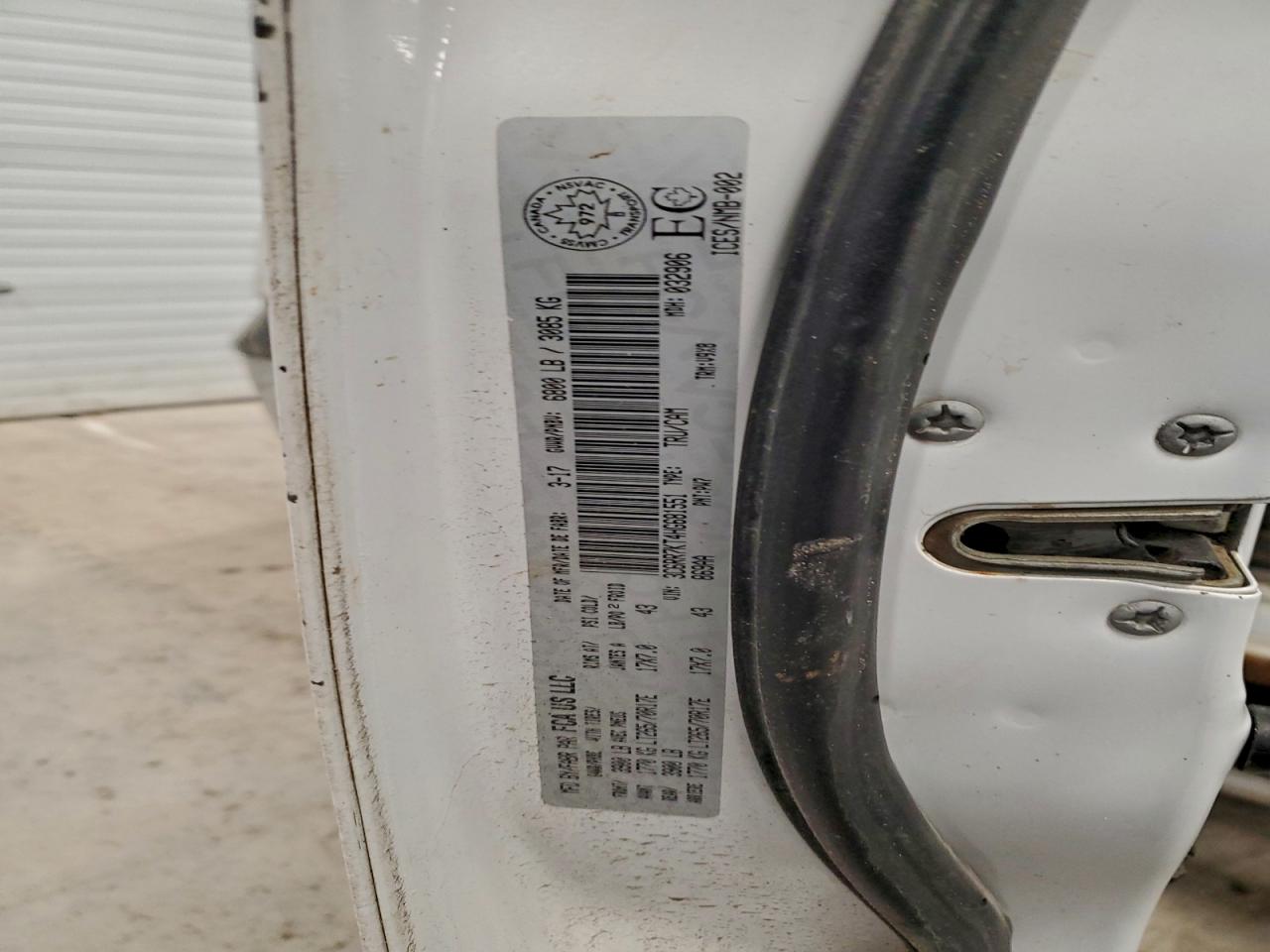 2017 Ram 1500 St VIN: 3C6RR7KT4HG681551 Lot: 93920995