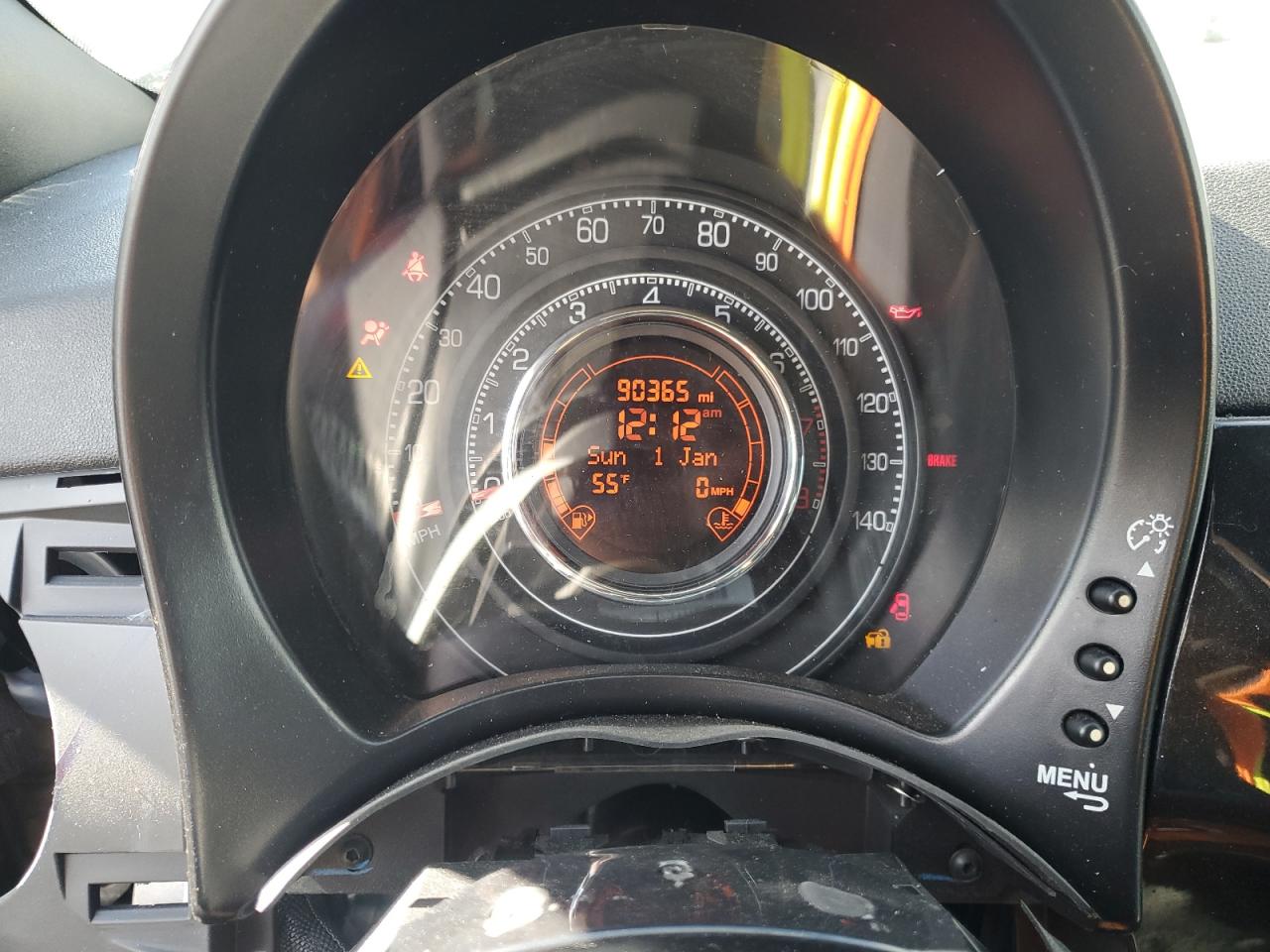 2013 Fiat 500 Sport VIN: 3C3CFFHH5DT544595 Lot: 91814505