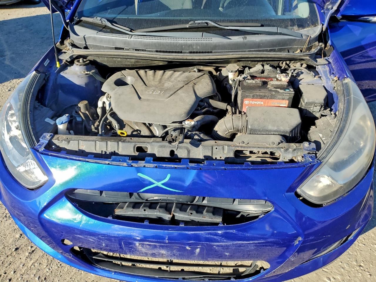 2013 Hyundai Accent Gls VIN: KMHCU5AE3DU064567 Lot: 93346245