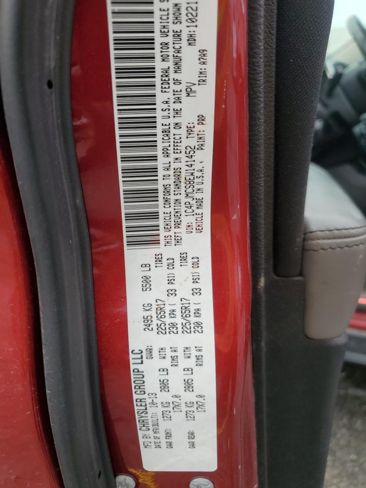 2014 Jeep Cherokee Latitude VIN: 1C4PJMCS8EW141452 Lot: 93832495