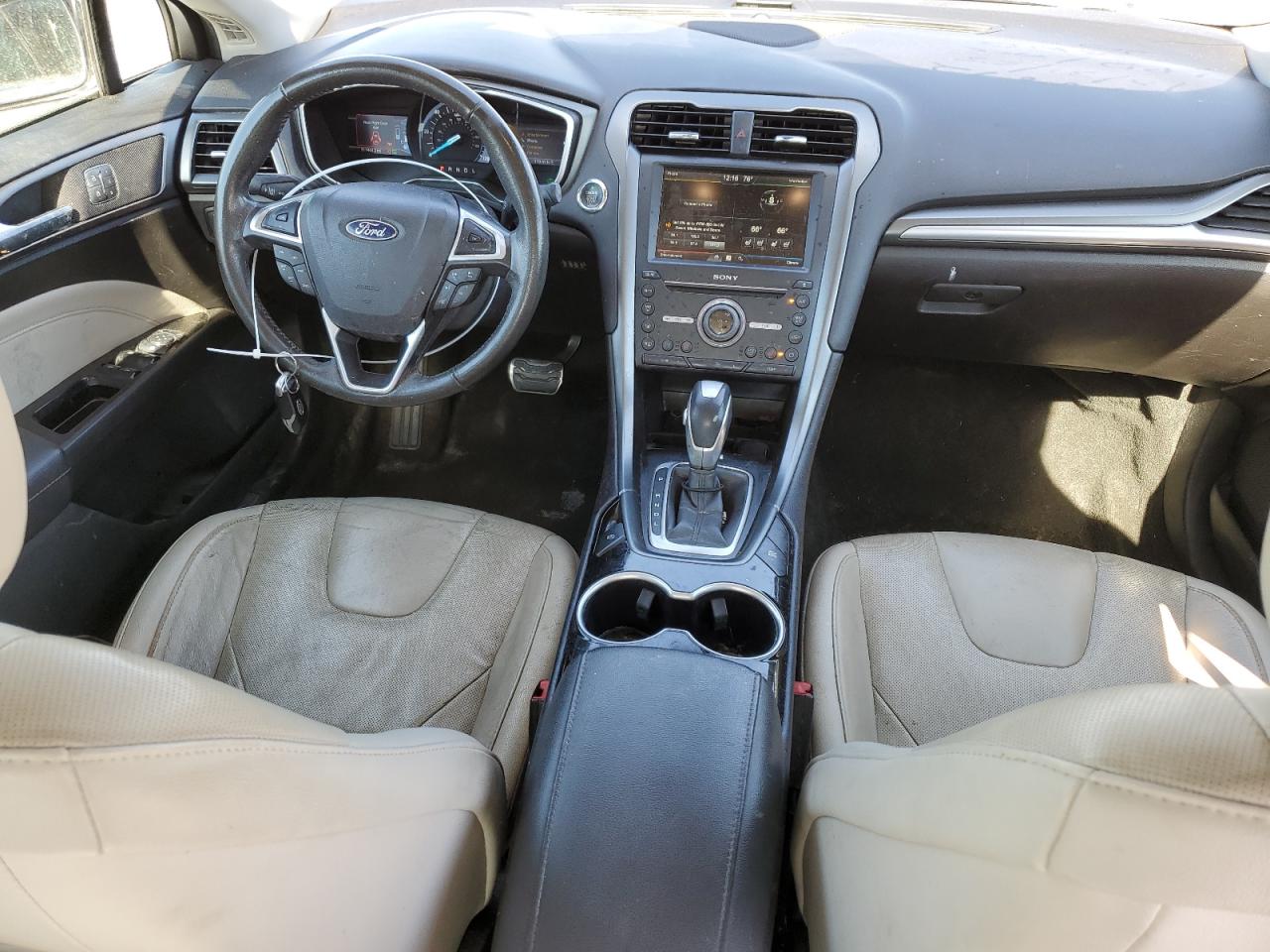 2016 Ford Fusion Titanium Hev VIN: 3FA6P0RU5GR338148 Lot: 92988485