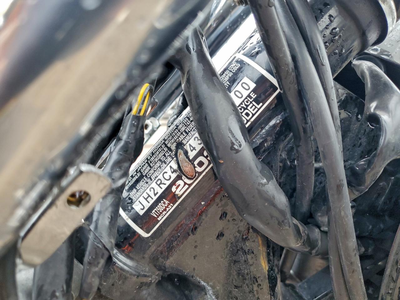 2003 Honda Vt750 Dc VIN: JH2RC44043M705100 Lot: 94176935