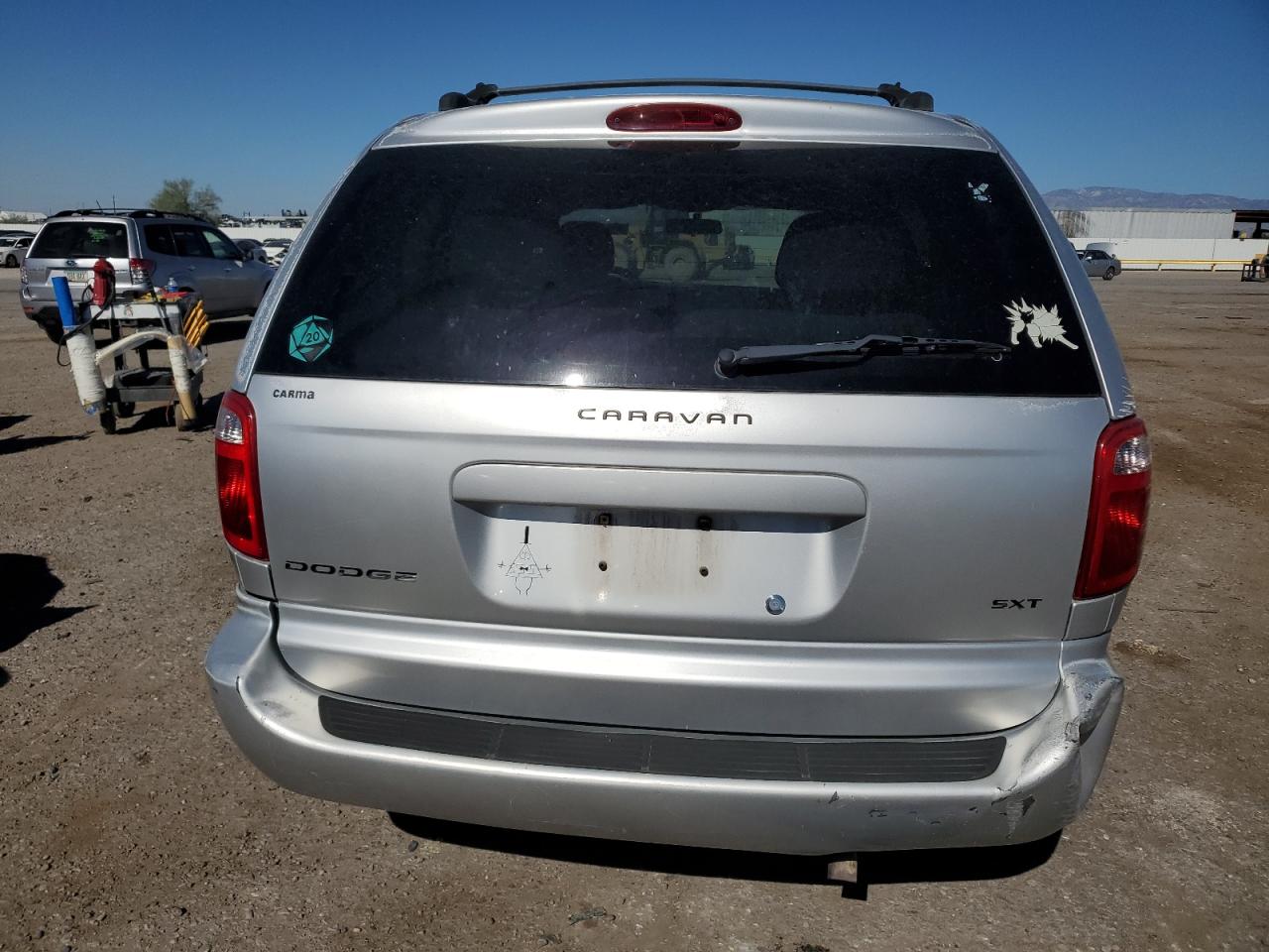 2006 Dodge Caravan Sxt VIN: 1D4GP45R26B509662 Lot: 91723015