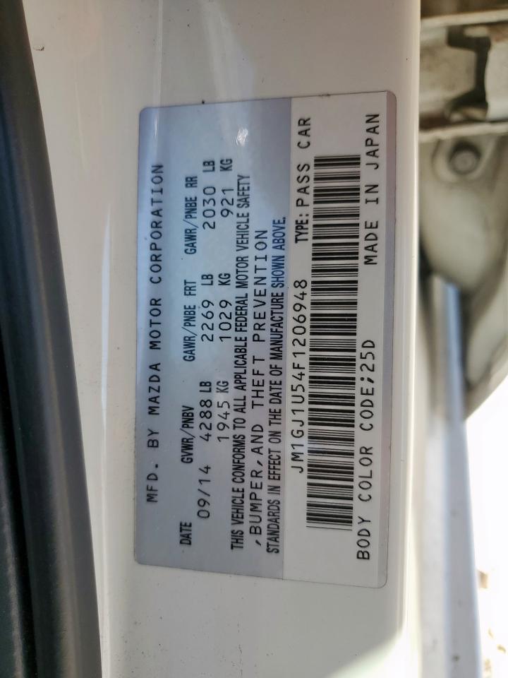 2015 Mazda 6 Sport VIN: JM1GJ1U54F1206948 Lot: 91760485