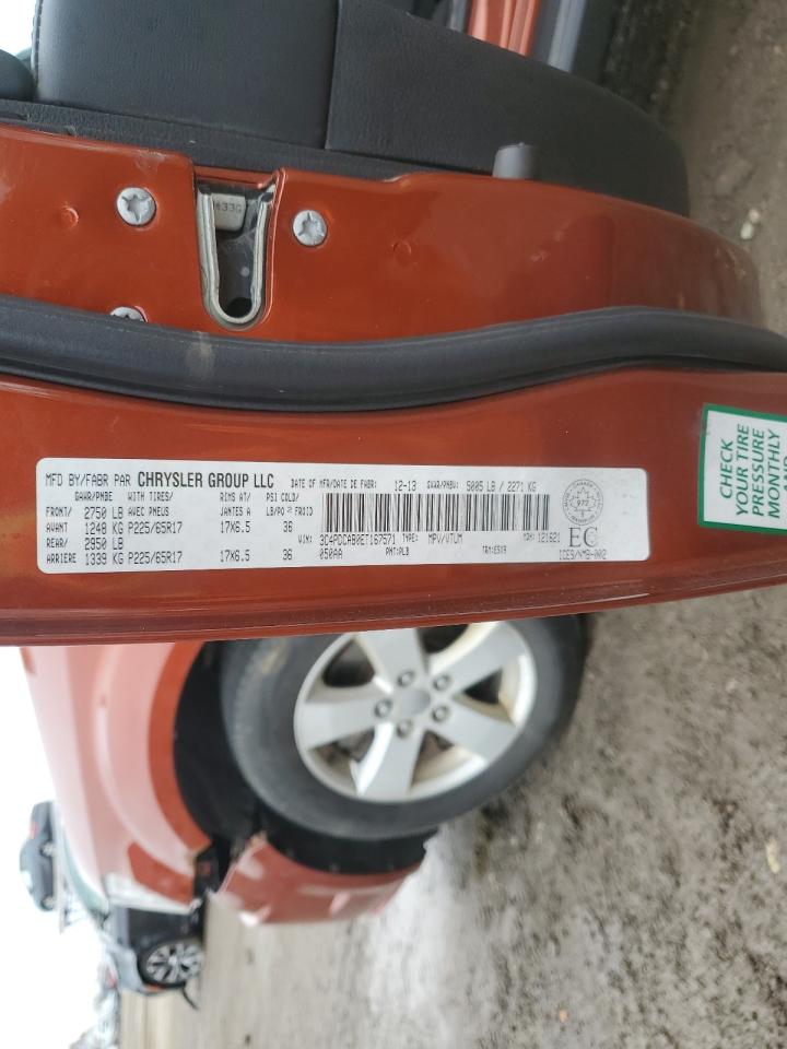 2014 Dodge Journey Se VIN: 3C4PDCAB0ET167571 Lot: 92182945