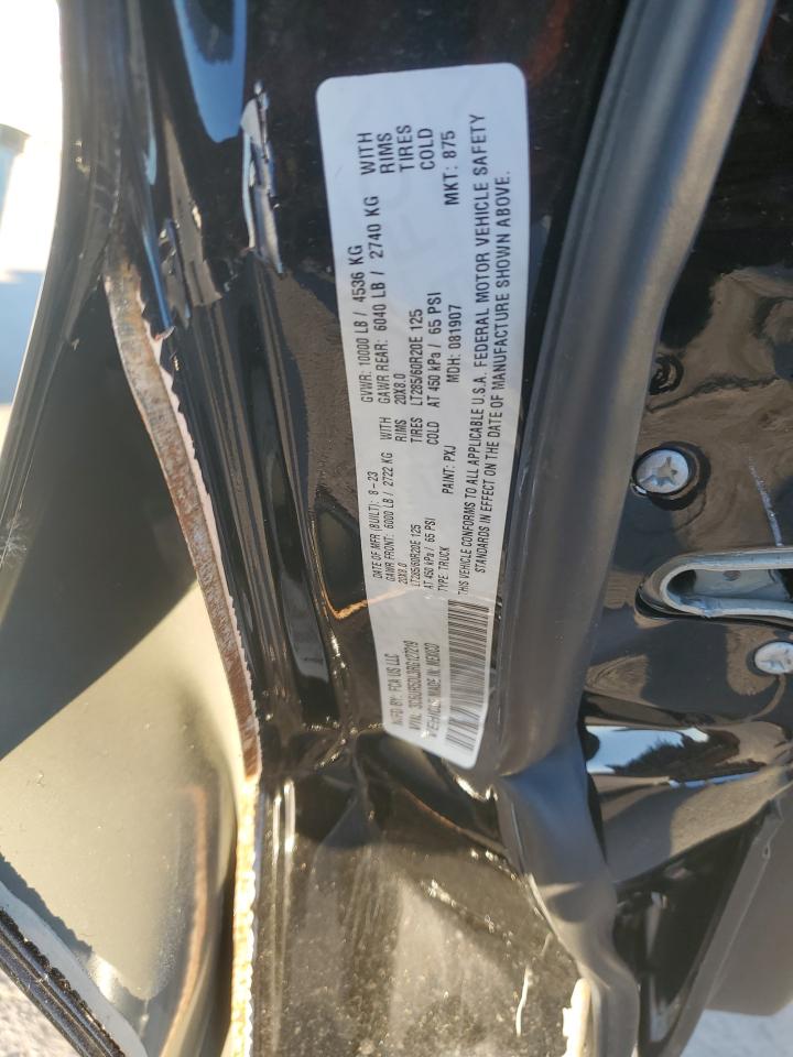 2024 Ram 2500 Big Horn VIN: 3C6UR5DL3RG127219 Lot: 91664465