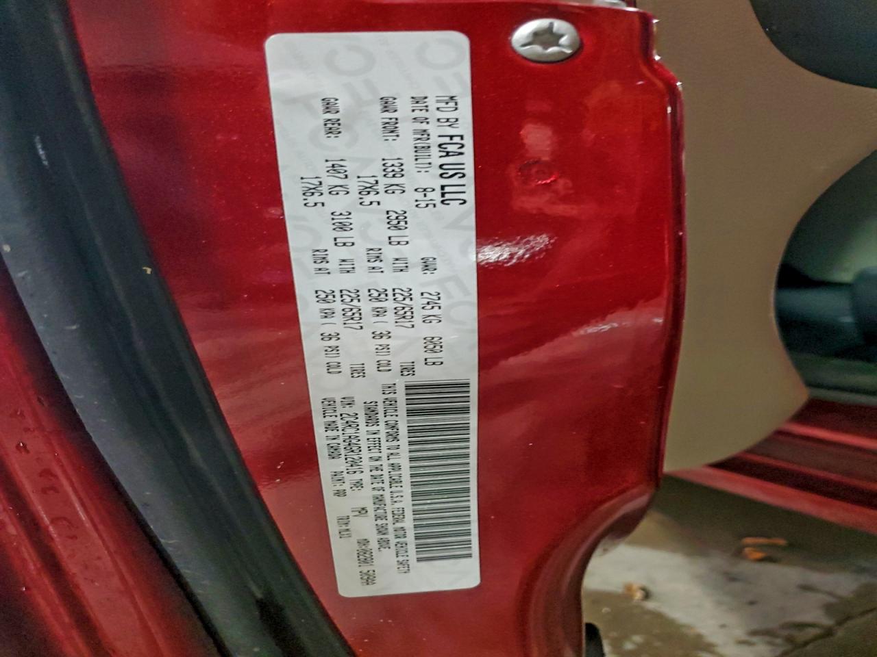 2016 Chrysler Town & Country Lx VIN: 2C4RC1AG4GR120416 Lot: 94063575