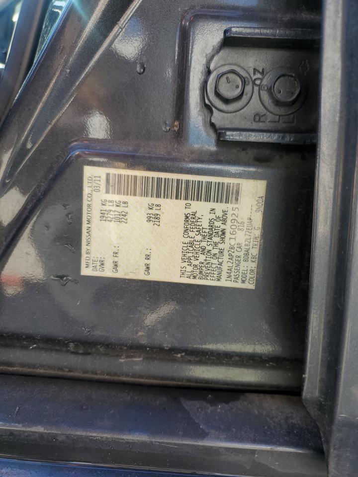 2011 Nissan Altima Base VIN: 1N4AL2AP2BC160925 Lot: 91032055