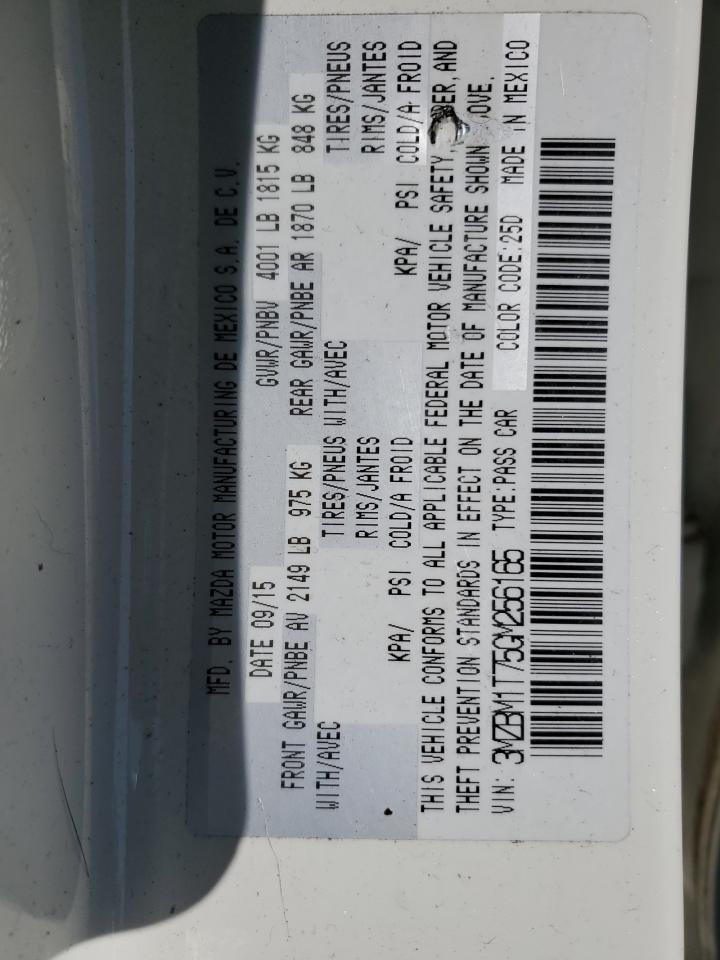 2016 Mazda 3 Sport VIN: 3MZBM1T75GM256165 Lot: 92585505