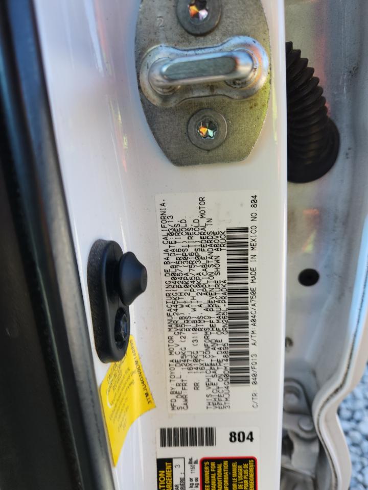 2013 Toyota Tacoma Double Cab Prerunner VIN: 3TMJU4GN0DM148895 Lot: 92444185