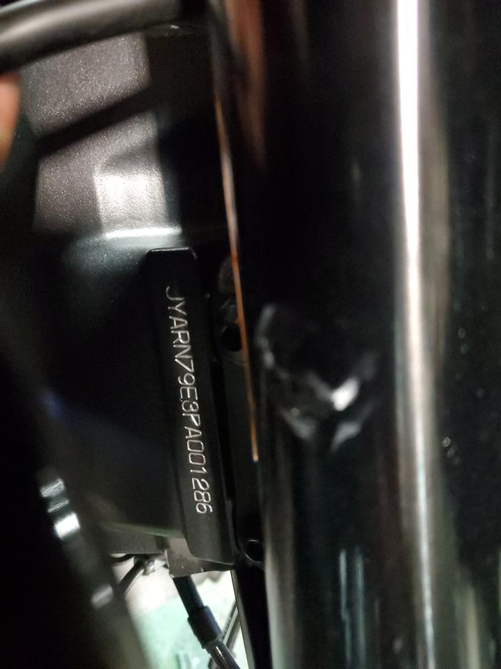 2023 Yamaha Mtn1000 VIN: JYARN79E3PA001286 Lot: 92462595