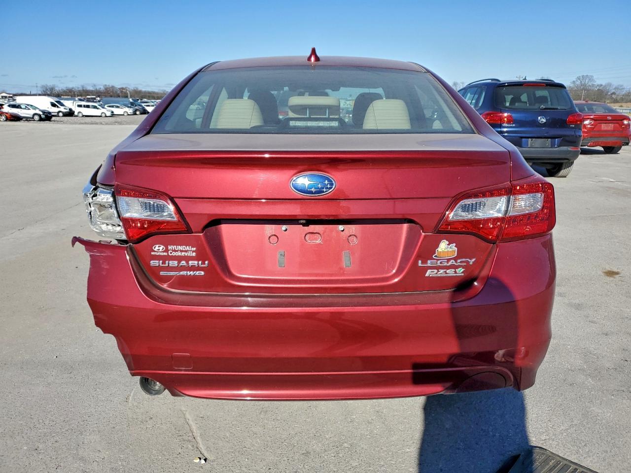 2016 Subaru Legacy 2.5I Limited VIN: 4S3BNAN63G3031023 Lot: 94707075