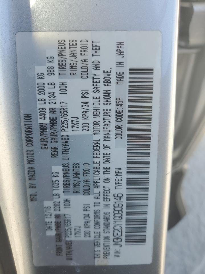 2016 Mazda Cx-5 Touring VIN: JM3KE2CY1G0909146 Lot: 92341045