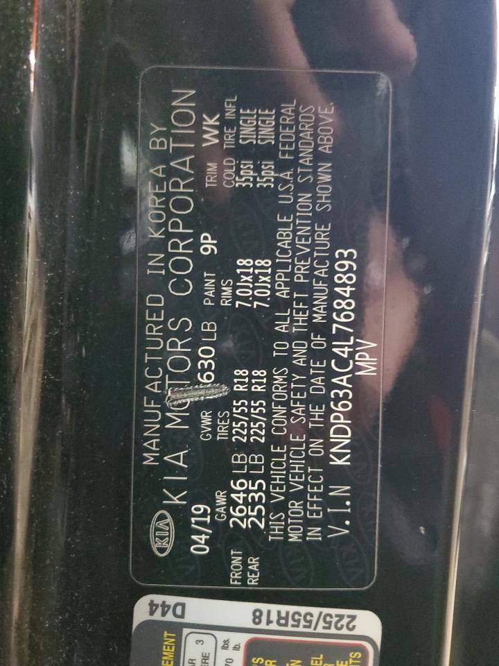 2020 Kia Sportage S VIN: KNDP63AC4L7684893 Lot: 92239325