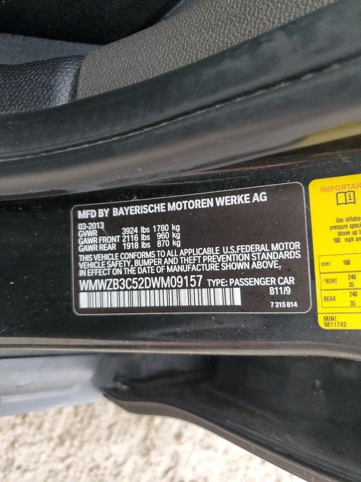 2013 Mini Cooper Countryman VIN: WMWZB3C52DWM09157 Lot: 93420275