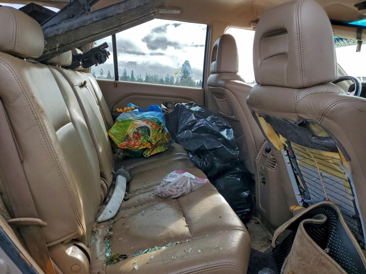 2004 Honda Pilot Exl VIN: 2HKYF18554H583648 Lot: 93841185