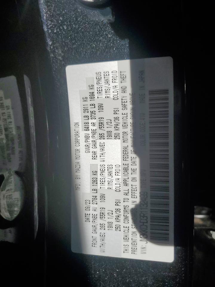 2024 Mazda Cx-90 Preferred Plus VIN: JM3KKCHD3R1132499 Lot: 93252335