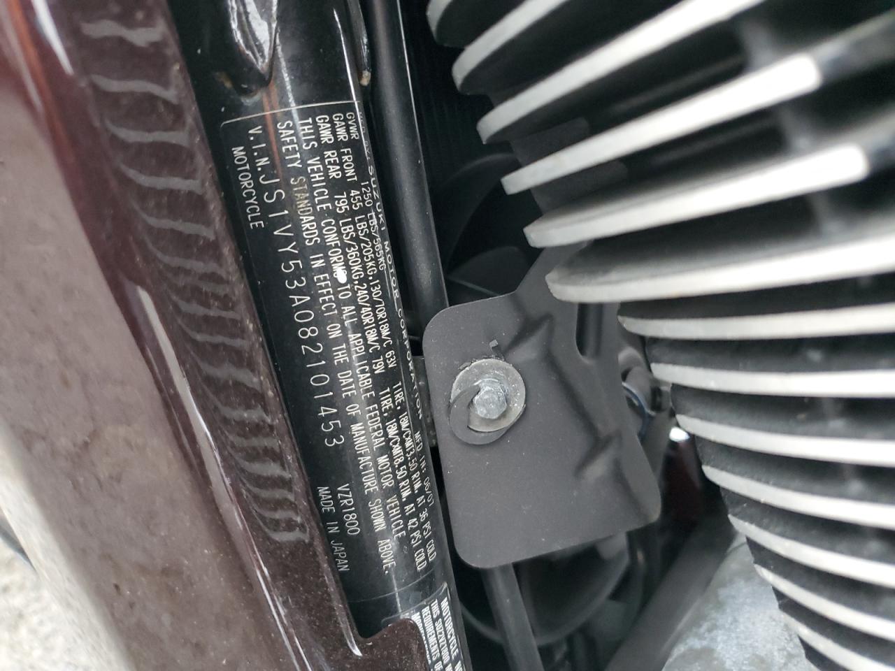 2008 Suzuki Vzr1800 VIN: JS1VY53A082101453 Lot: 90491575