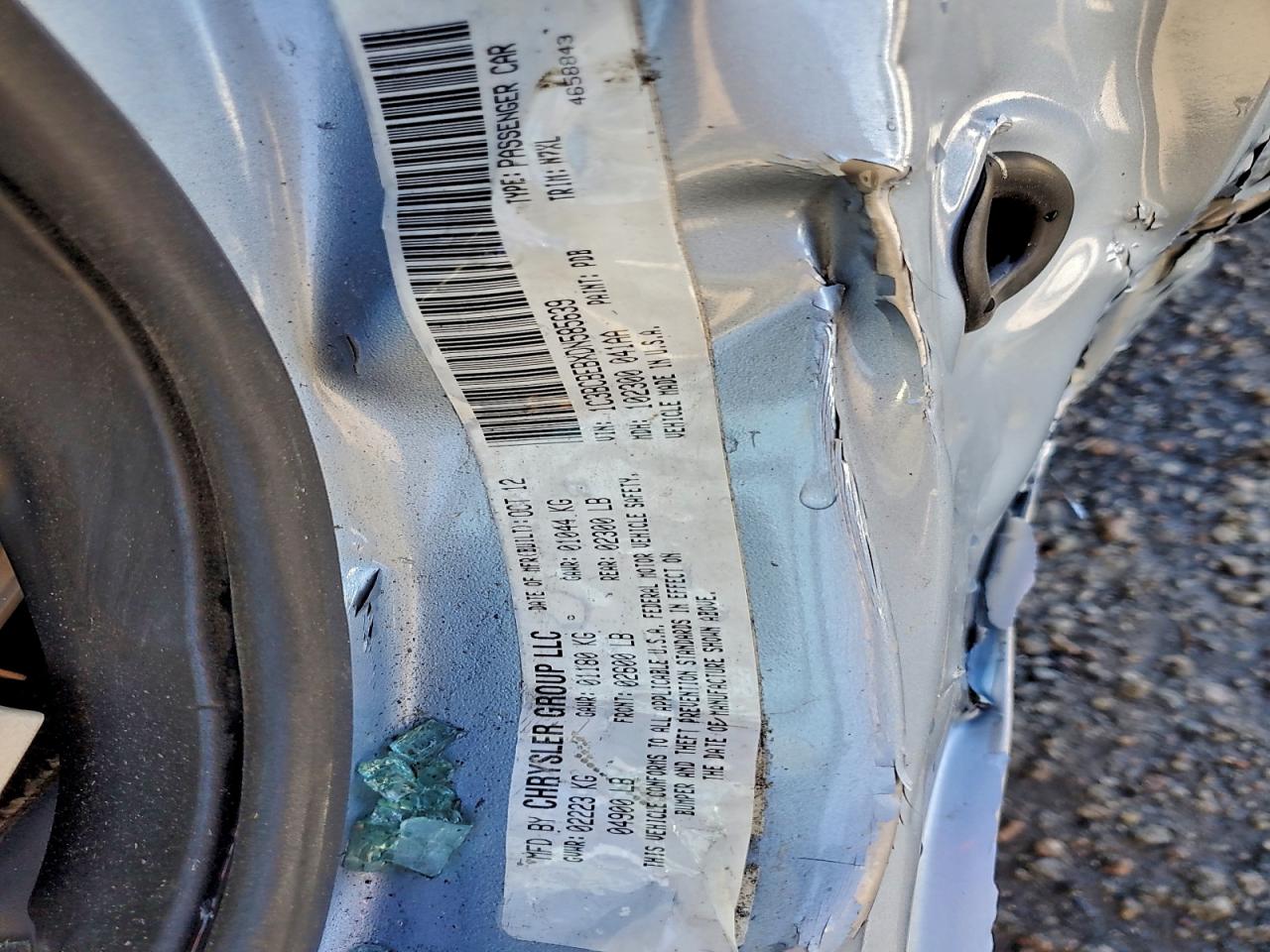 2013 Chrysler 200 Touring VIN: 1C3BCBEBXDN585639 Lot: 94139795