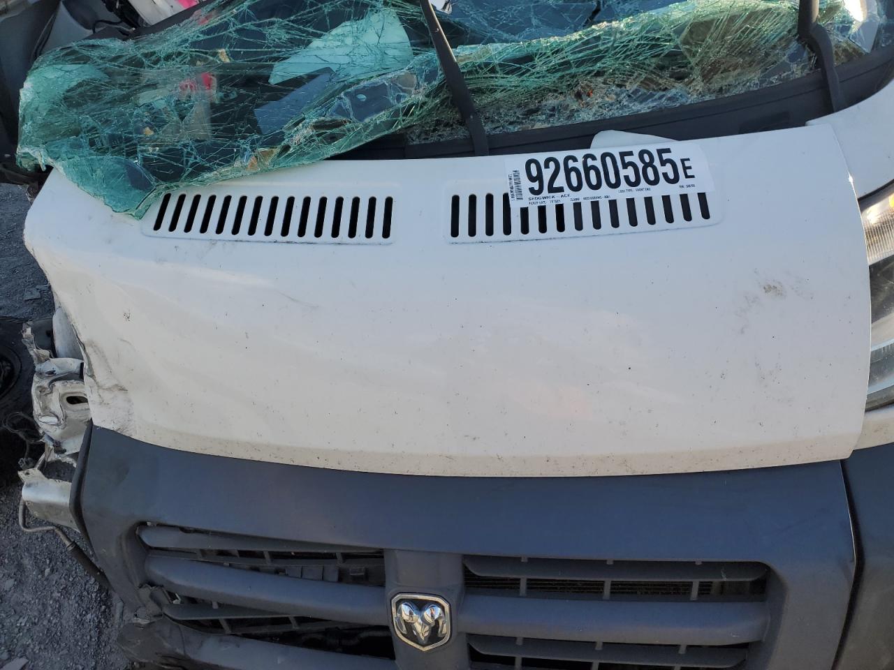 2017 Ram Promaster 1500 Delivery Van VIN: 3C6TRVAG0HE538705 Lot: 92660585