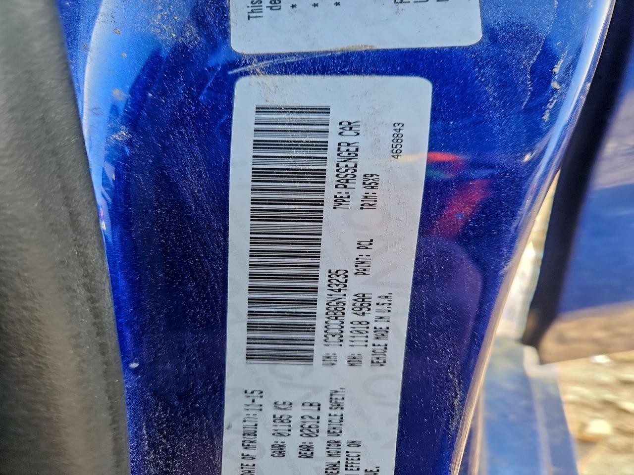 2016 Chrysler 200 Limited VIN: 1C3CCCAB6GN143235 Lot: 93754695