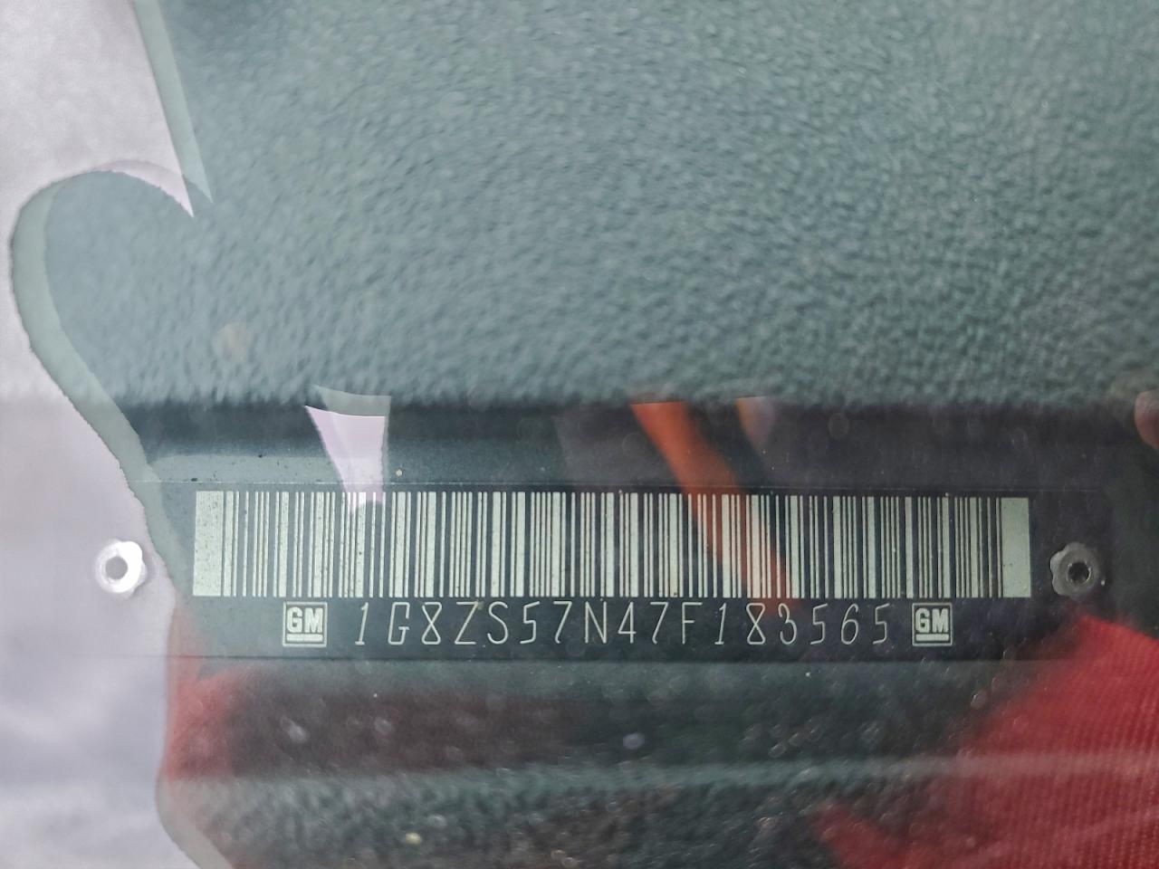 2007 Saturn Aura Xe VIN: 1G8ZS57N47F183565 Lot: 93116855