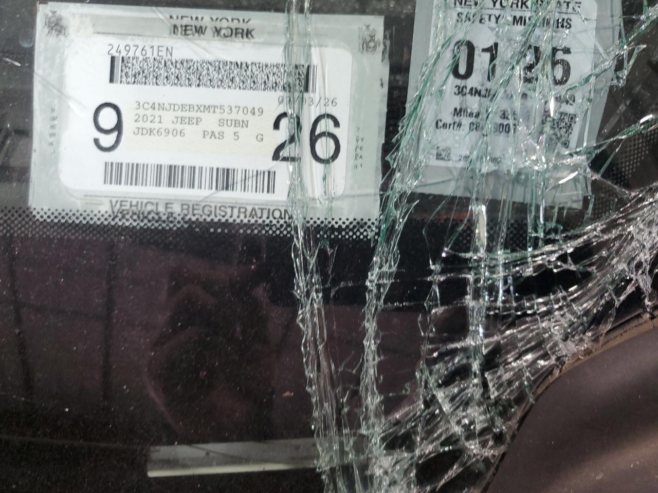 2021 Jeep Compass 80Th Edition VIN: 3C4NJDEBXMT537049 Lot: 93045425